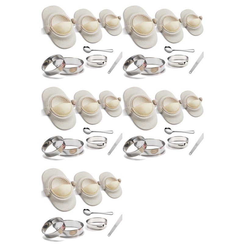 Dumpling Press Set - ABMH-15X Empanada Maker Press, 6 Inch