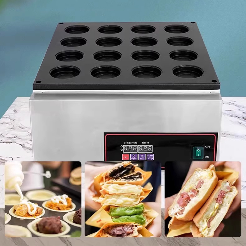 Wheel cake machine Commercial  - đánh giá và giá Egg Waffle Pan