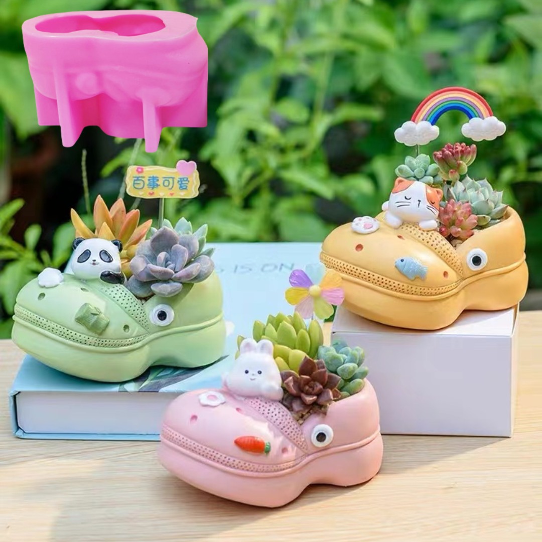 3D Animal Slippers Succulent P - đánh giá và giá Potsticker Mold