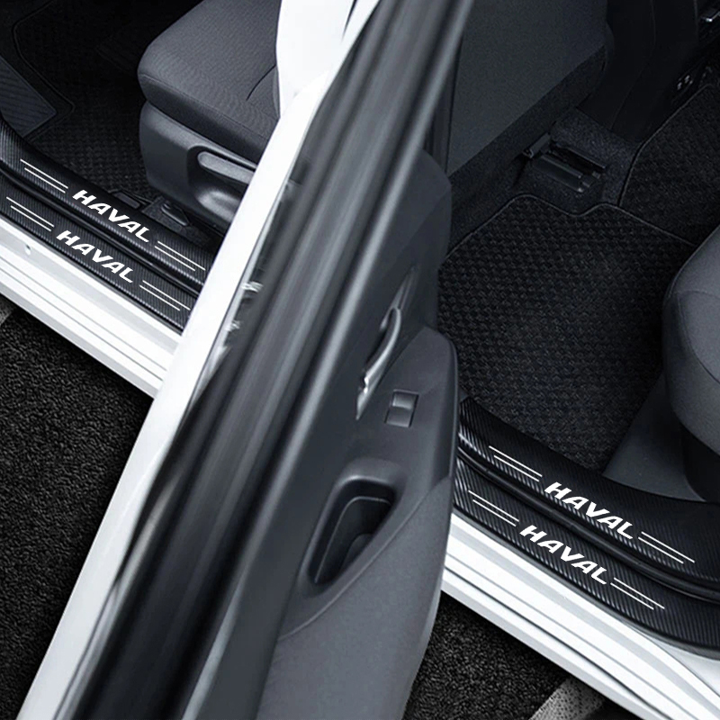 1/4/5Pcs Car Door Sill Scuff P - đánh giá và giá Crepe Pan Carbon