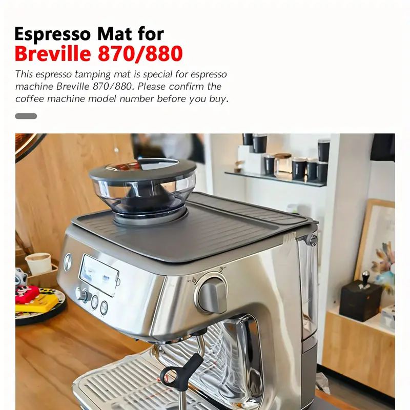 Silicone Coffee Mat for Brevil - đánh giá và giá Breville Espresso Bes870