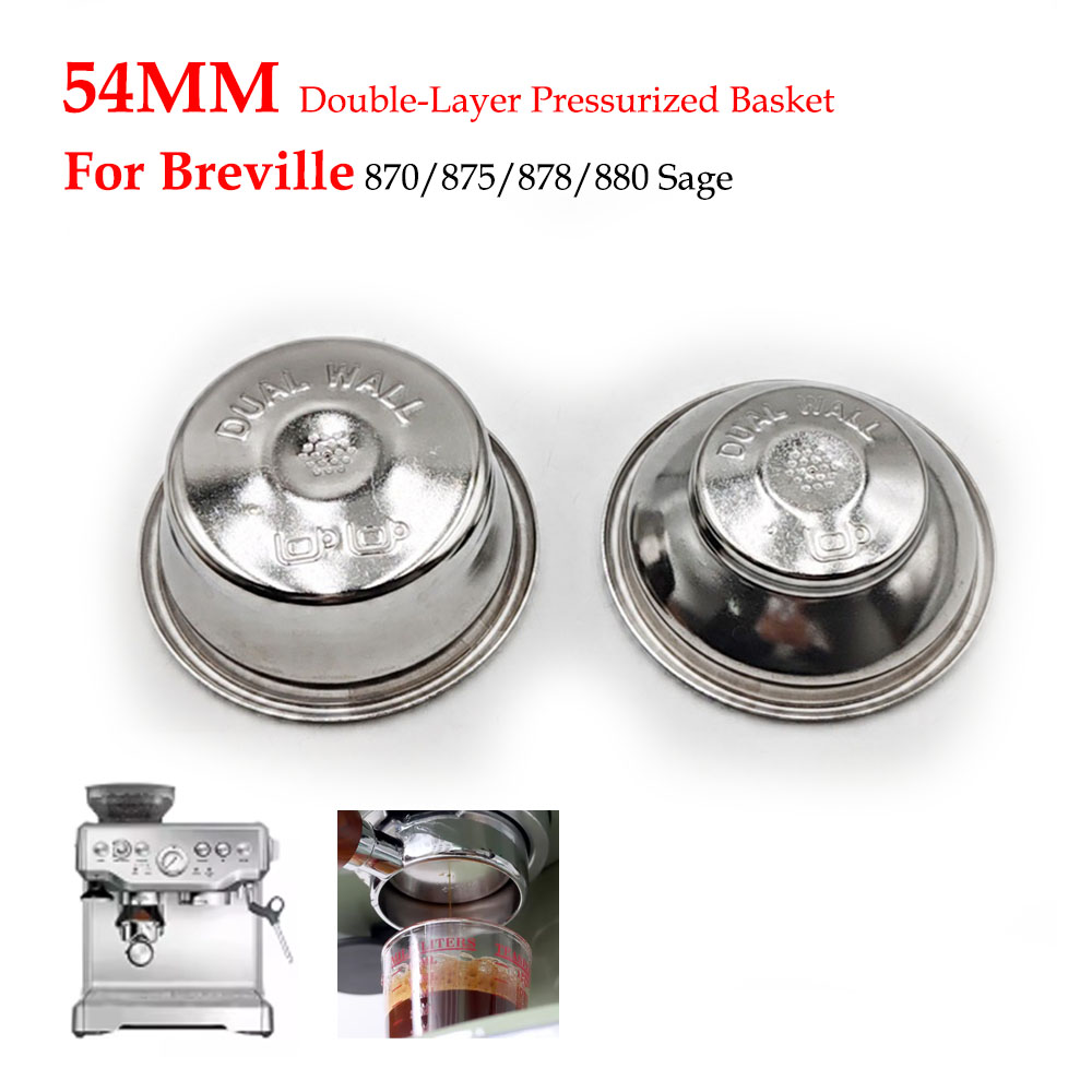 54mm Dual-Layer Pressurized Fi - đánh giá và giá Breville Espresso Bes870