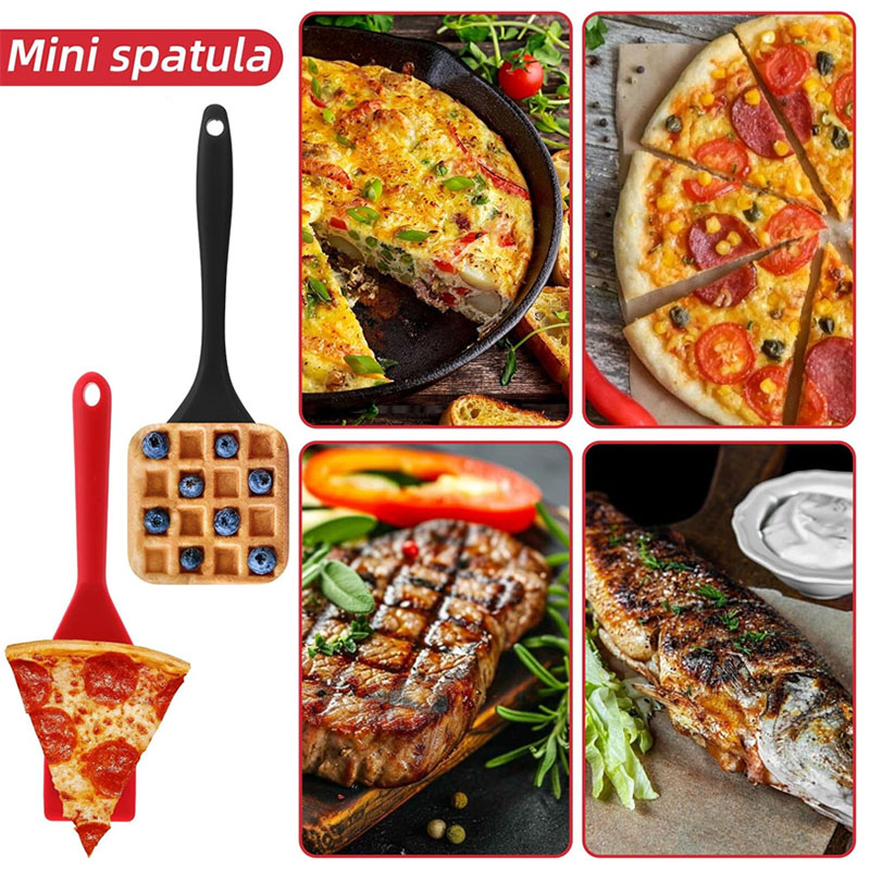 2pcs Mini Silicone Brownie Ser - đánh giá và giá Okonomiyaki Spatula